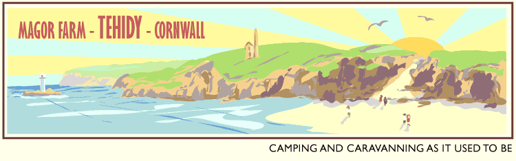 MAGOR FARM Camping and Caravan Site. Tehidy. Nr. Godrevy. Cornwall